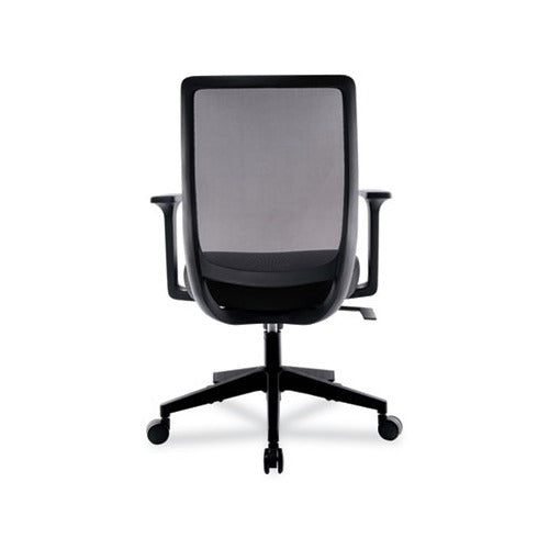 Union & Scale Essentials Mesh Back Fabric Task Chair with Arms