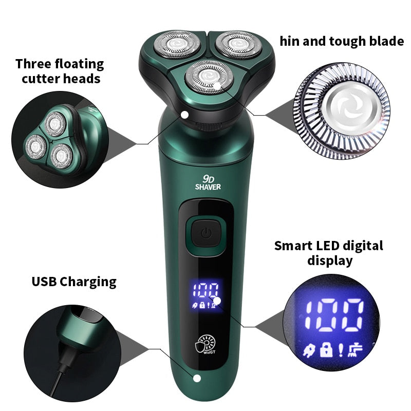 Smart Electric Shaver LCD